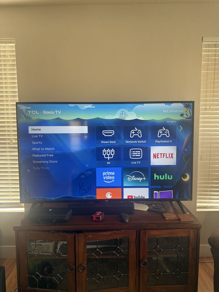 TCL Roku Smart LED TV 65 inch