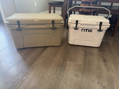 Yeti 45 and RTIC 20 Coolers