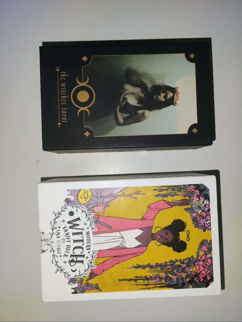 2 sets of Tarot cards
