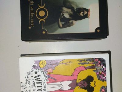 2 sets of Tarot cards