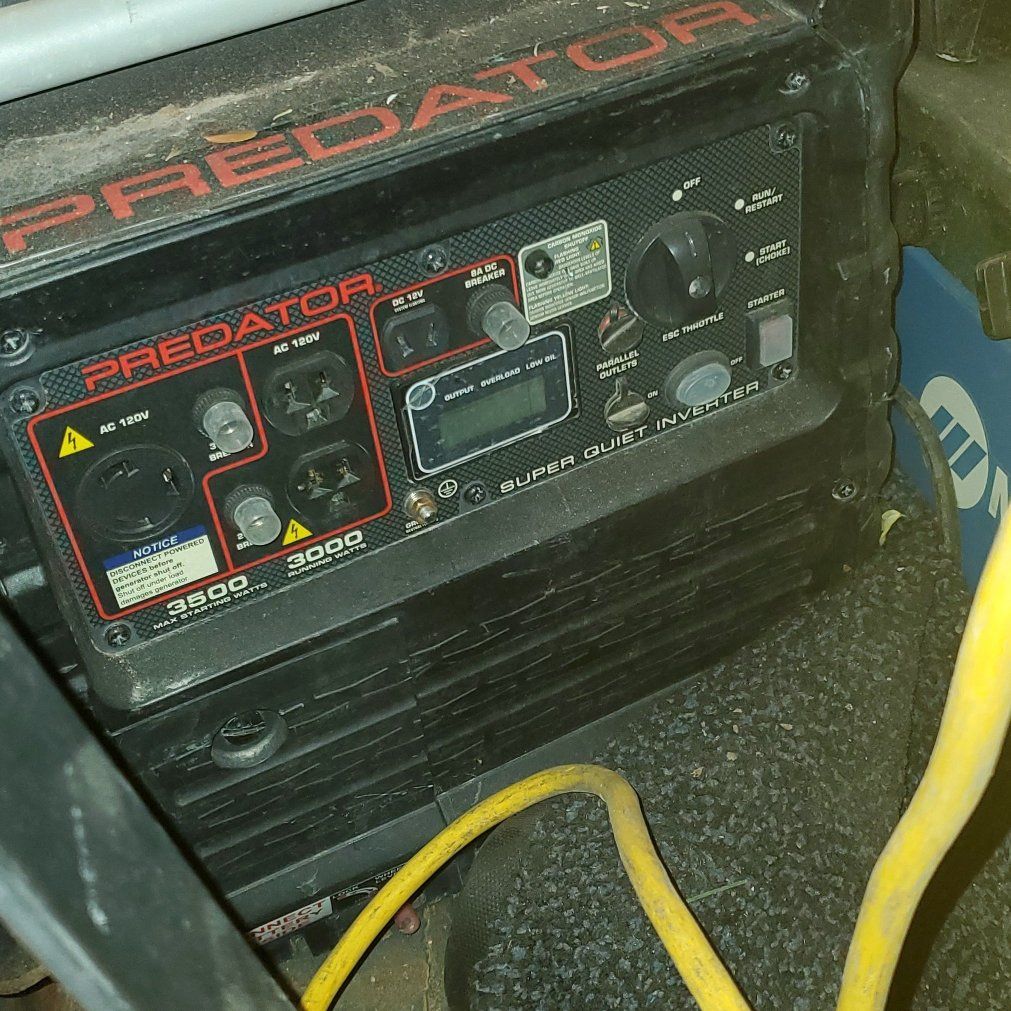 3500 W inverter generator predator