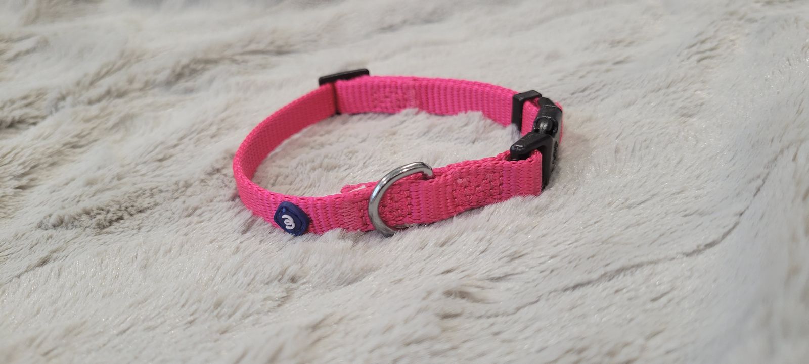 Blueberry Pet Classic French Pink Dog Collar (XS)