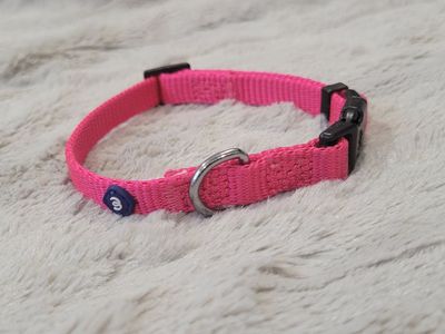 Blueberry Pet Classic French Pink Dog Collar (XS)