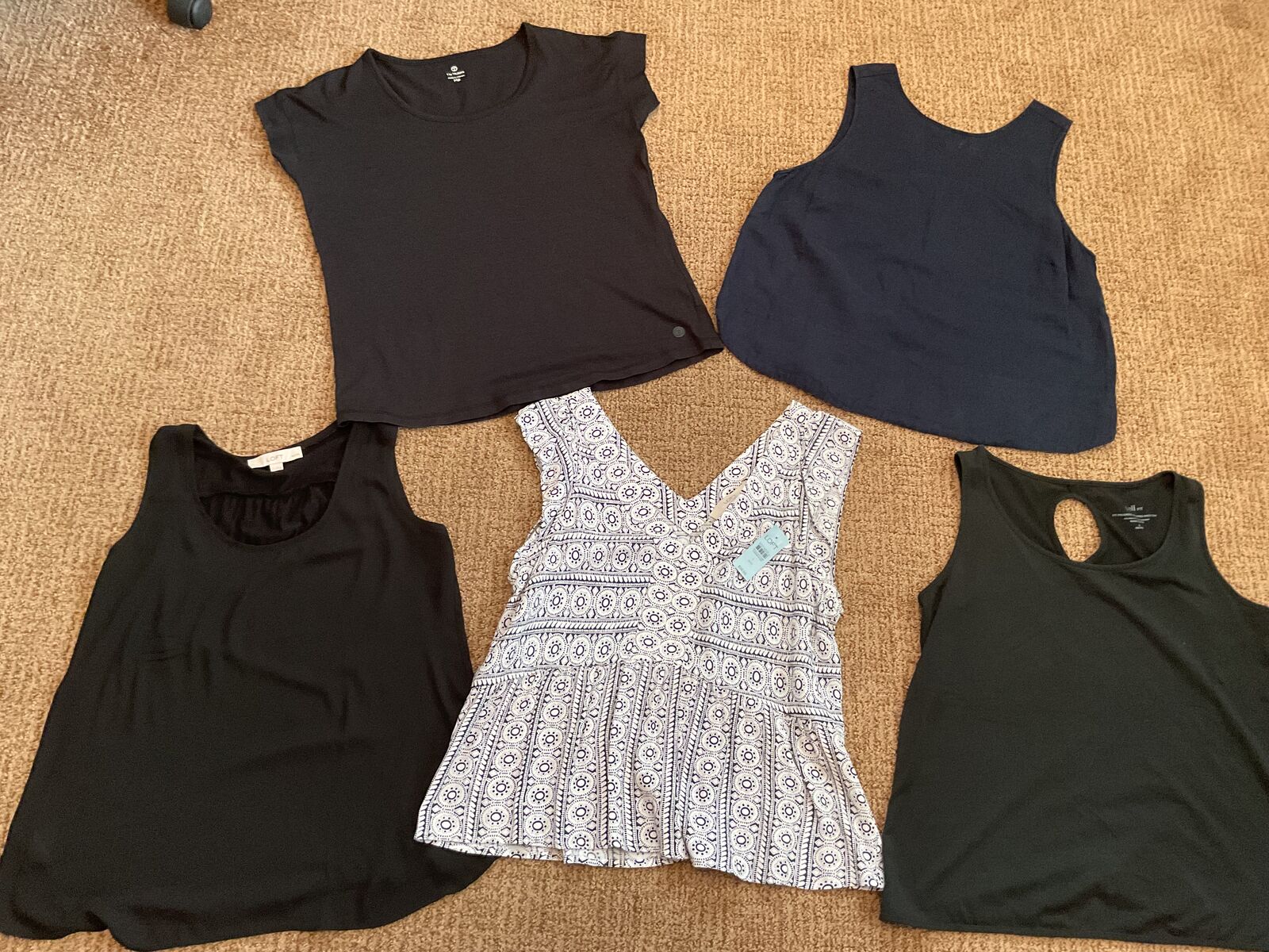 5 Petite Tops ( fit like medium petite)