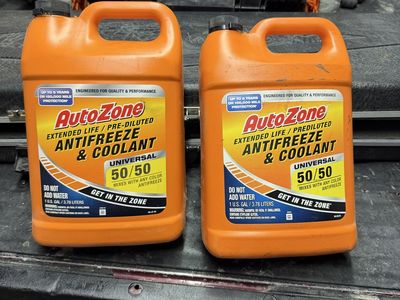 Auto Zone universal antifreeze 50/50