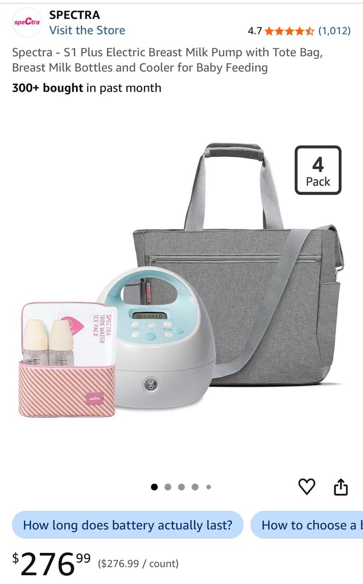 Breast Feeding Pump and accessories
