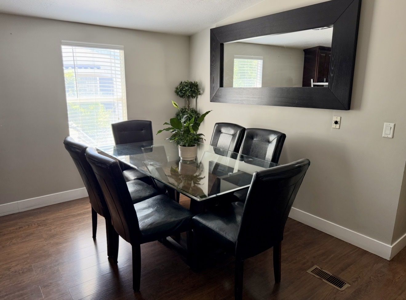 Glass dining Table and Chairs