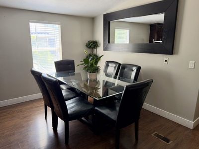 Glass dining Table and Chairs