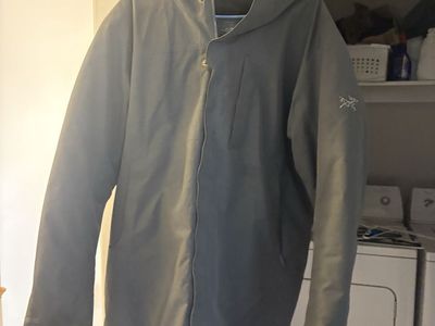 Arc'teryx Therme Down Parka Men's Waterproof Insulated Jacket - Gray, Size Large