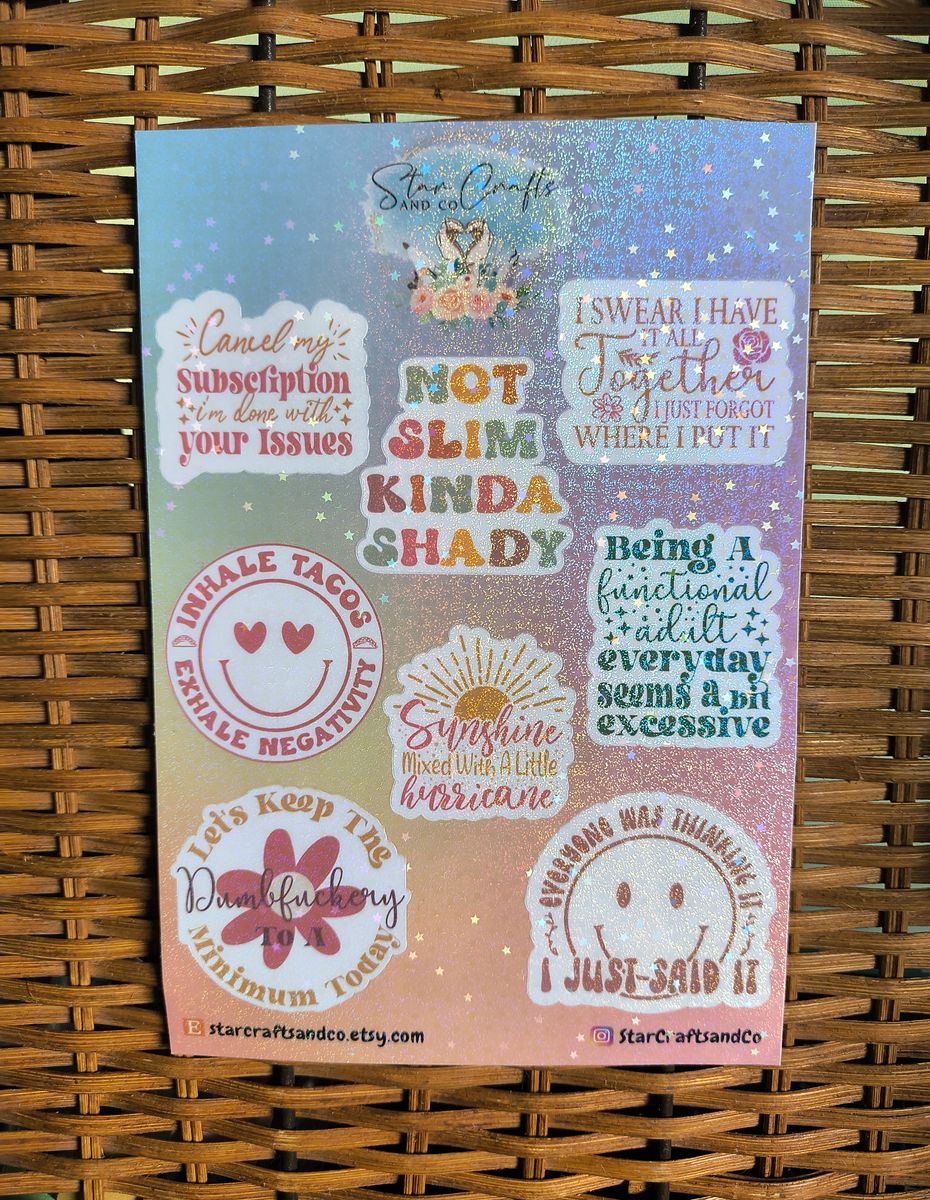 Fun Variety Sticker Sheets