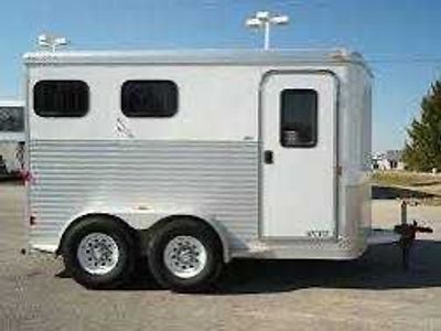 Small White Bumper Pull Travel Trailer - Dual Axle, Compact Design