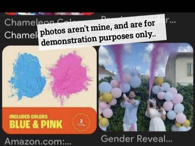 Chameleon Color Gender Reveal Powder Cannons - Blue & Pink Set (2) Fire Extinguisher Style