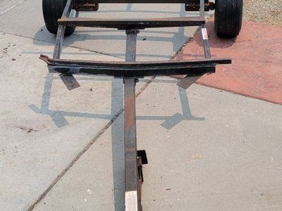 Utility Trailer Frame with Wheels - Project/Salvage Trailer for Parts or Custom Build
