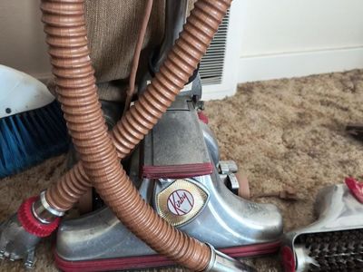 Vintage Kirby Dual Sanitronic Upright Vacuum Cleaner with Attachment Set model 560