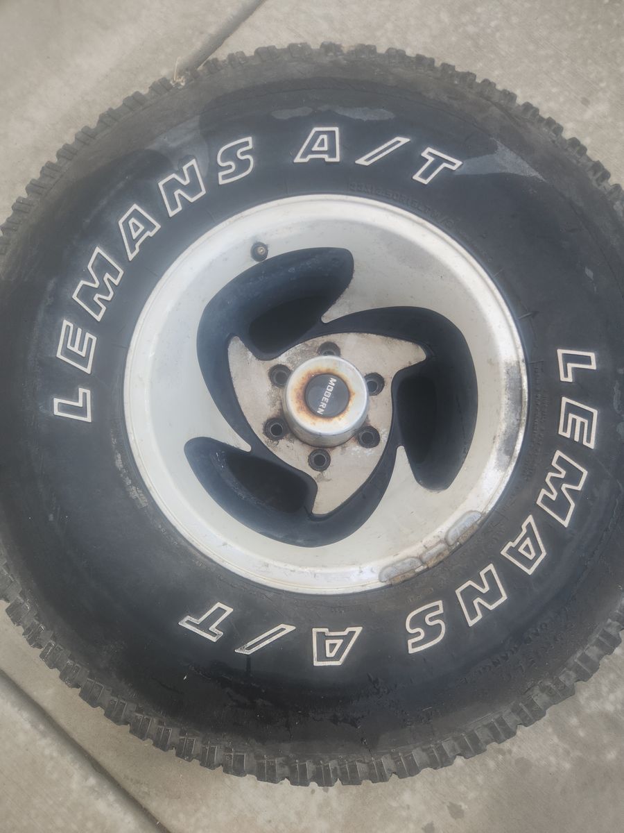 Vintage 15x10 American Racing AR39 Swirl Wheels - 6x5.5 Bolt Pattern (Set of 4)