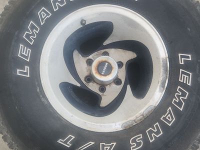 Vintage 15x10 American Racing AR39 Swirl Wheels - 6x5.5 Bolt Pattern (Set of 4)