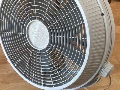 Lasko Wind Machine 20-Inch Pivoting Floor Fan - Gray