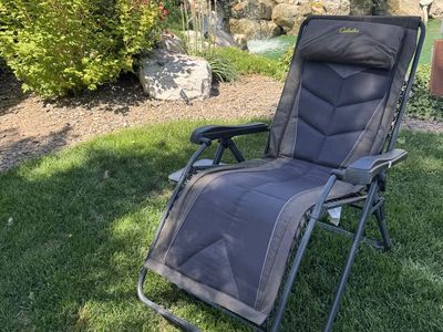 Camp Chair Cabela’s Big Outdoorsman Camp Out Crap Out Lounge/Chair