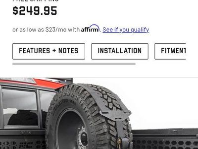 Rough Country Spare Tire Carrier
