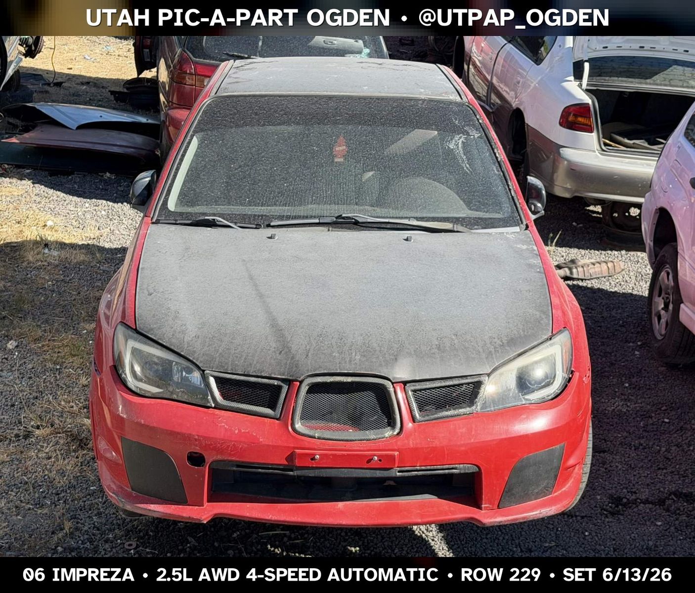 2006 Subaru Impreza GD Parts - UTPAP Ogden
