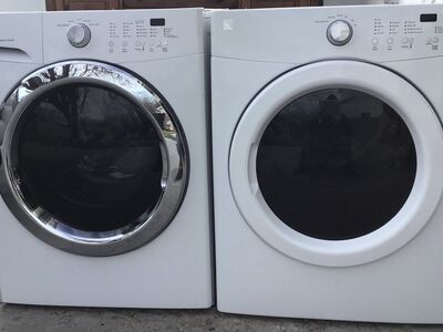BEAUTIFUL KENMORE SUPER CAPACITY FRONT LOAD WASHER & DRYER. INCLUDES FREE DELIVERY, CAN BE STACKABLE!