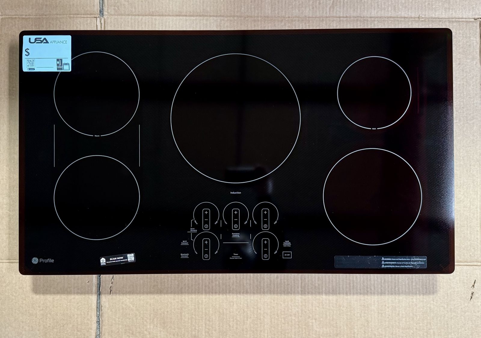 GE PROFILE INDUCTION COOKTOP
