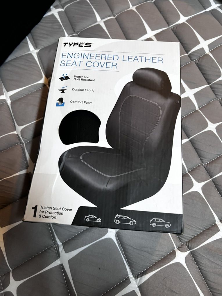 Leather Seat Cover New In Box