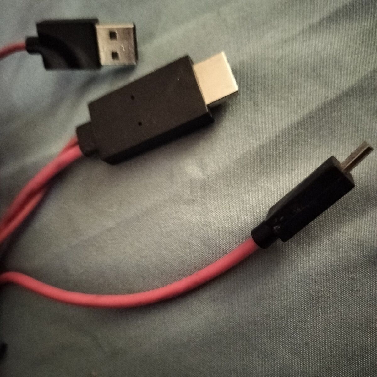 USB-C to HDMI Adapter Cable w/ Power – Phone to TV