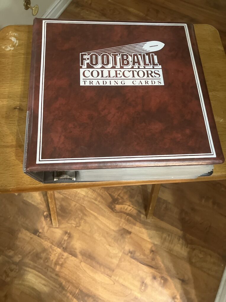 Football Traders Card Album Filled With Cards