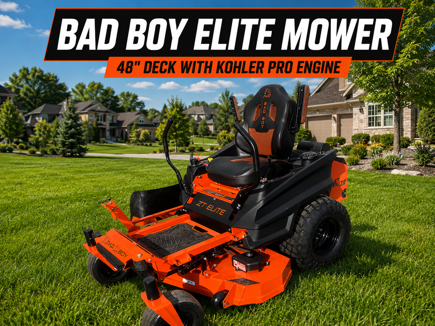 Bad Boy Elite Mower 48" Deck W/Kawasaki Engine