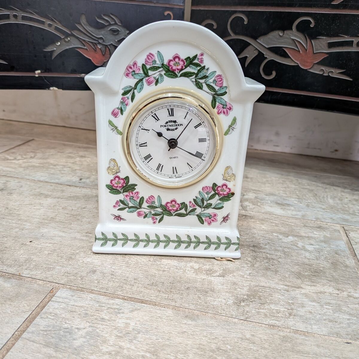Vintage Portmeirion Botanic Garden Quartz clock