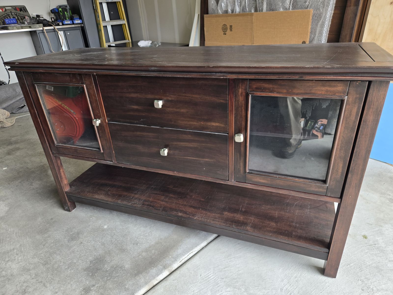 Solid Wood Media Console