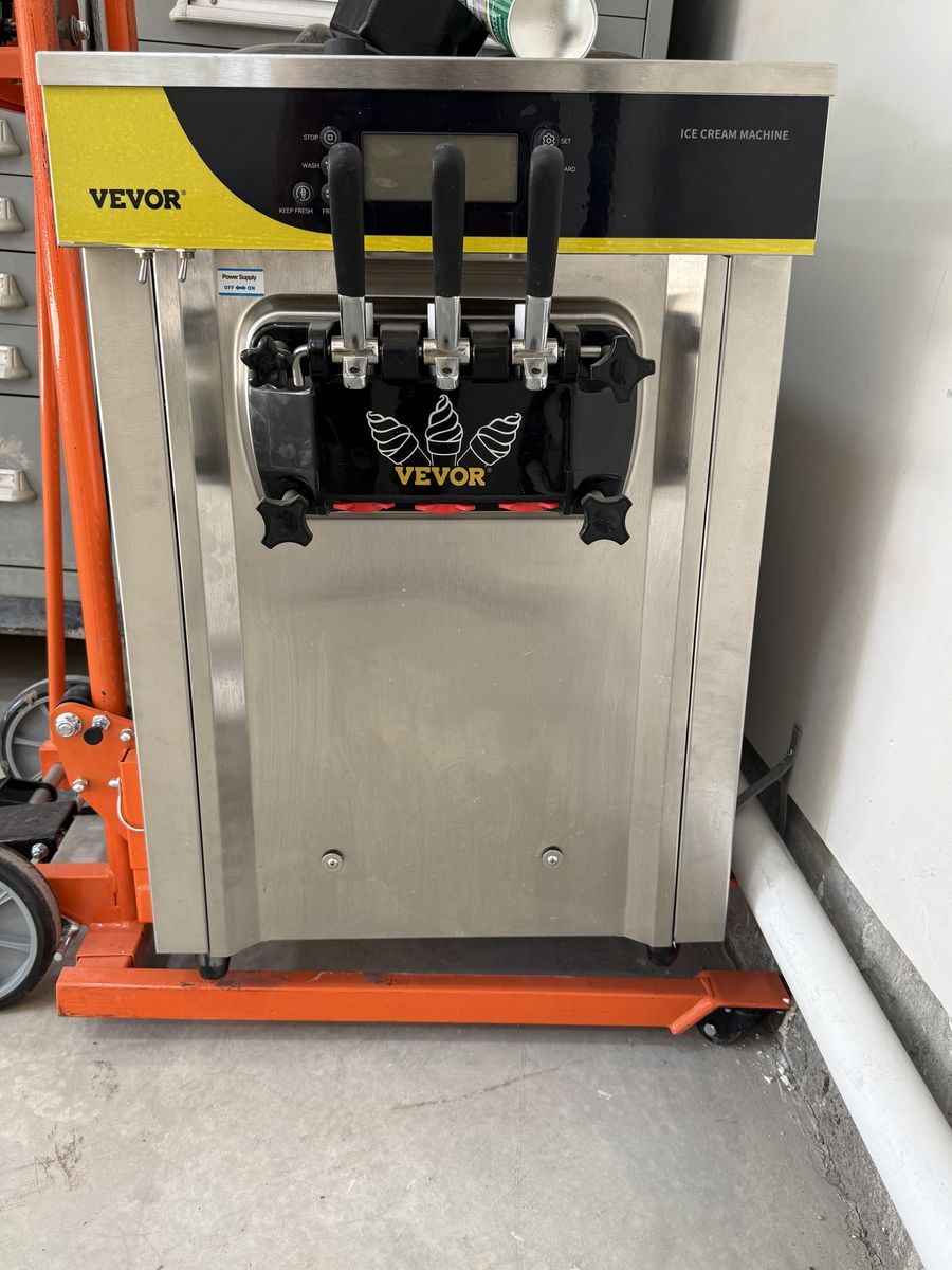 Ice Cream Machine Purchased Last Year