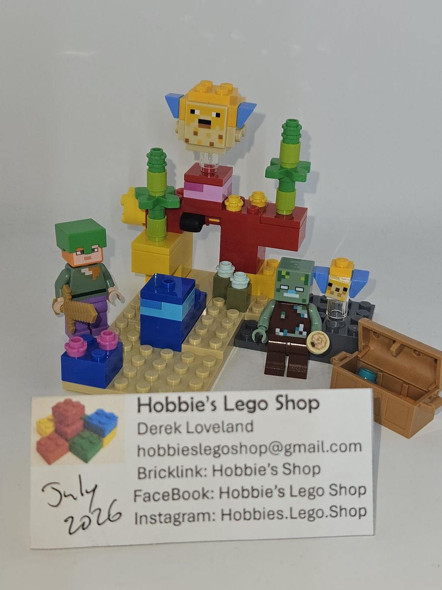 Lego Minecraft: the Coral Reef (21164)