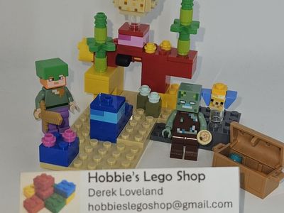 Lego Minecraft: the Coral Reef (21164)