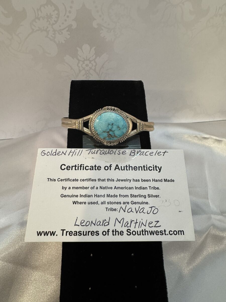 Golden Hill Turquoise Bracelet - Cuff