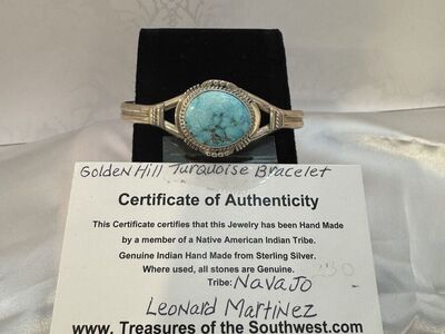 Golden Hill Turquoise Bracelet - Cuff