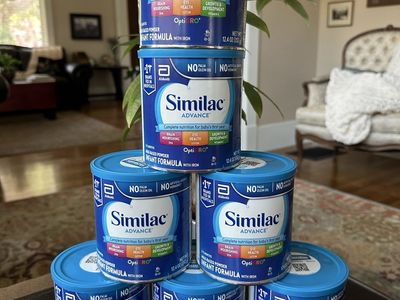 Similac Advance Infant Formula 12.4 oz Powder Cans - Lot of 7