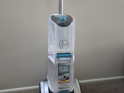 Hoover SmartWash FH52000 Automatic Carpet Cleaner - White/Blue, Full Size, HeatForce
