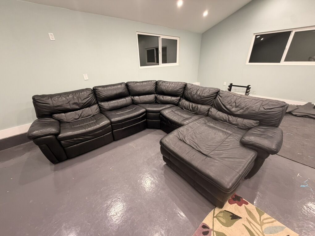 Leather Sectional