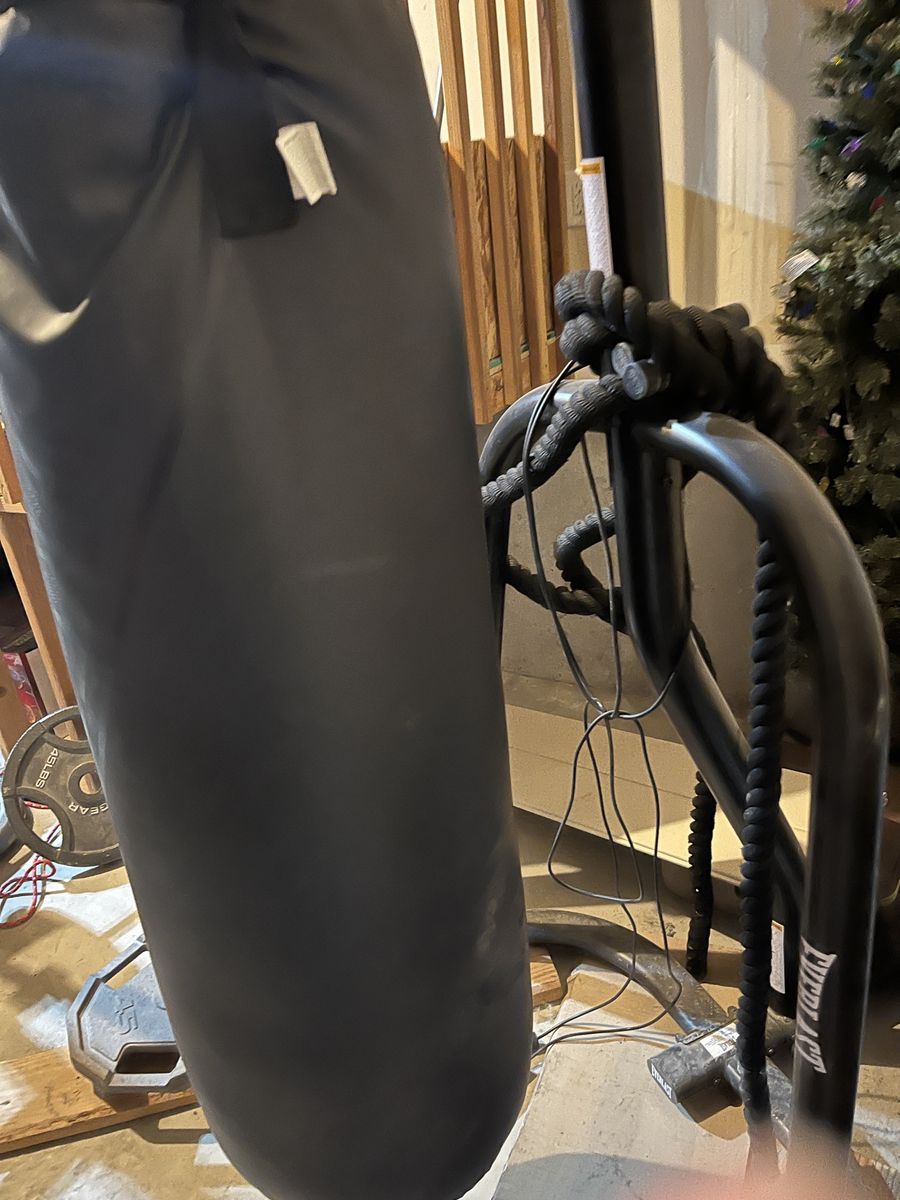 100 lb Punching bag and stand