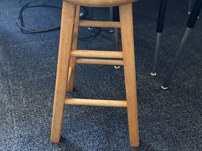 Wood Stools - Used by Skyline High Seminary - Must Go by 3 pm on 7/14/26
