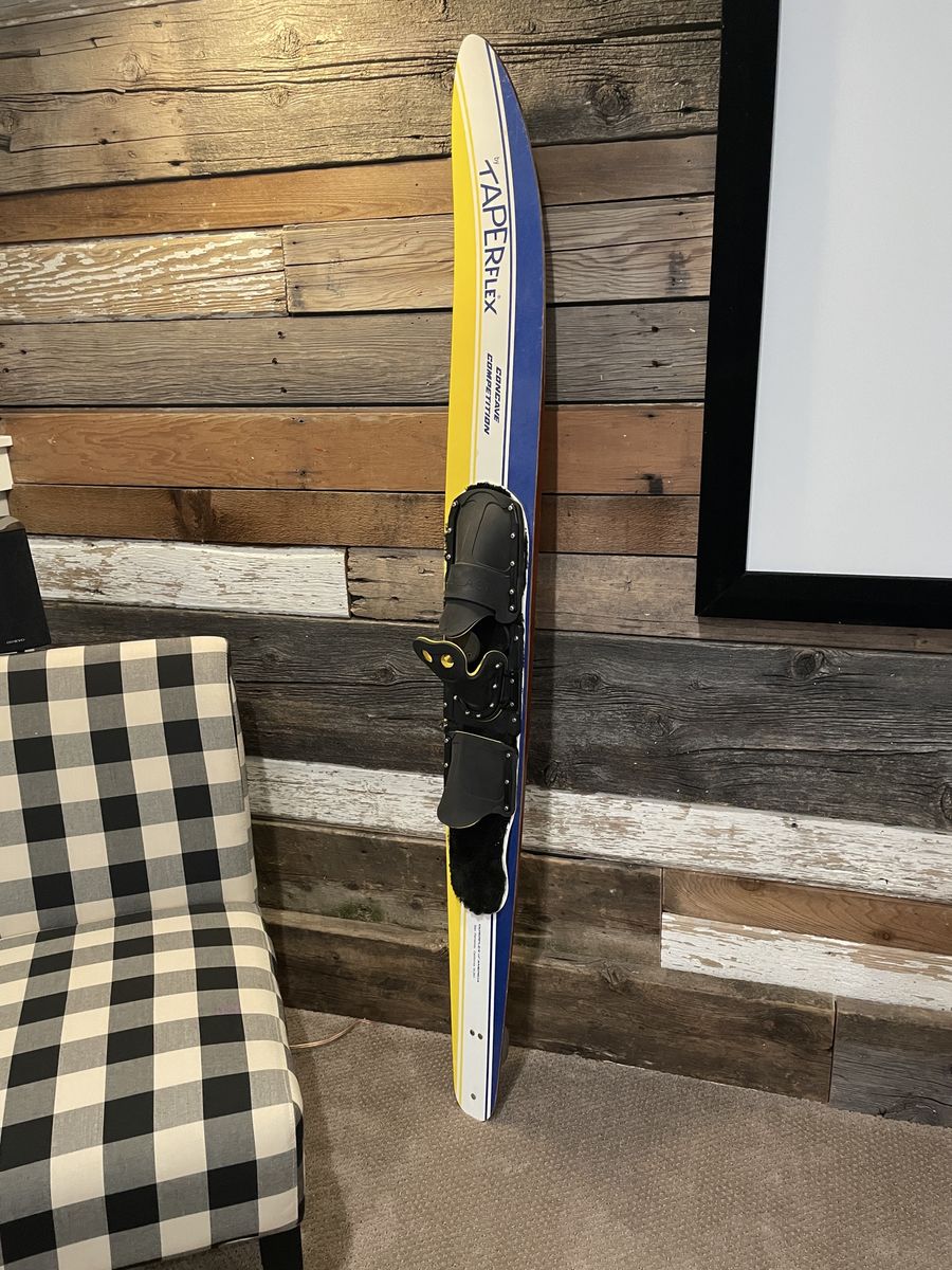 1964 vintage Taperflex Concave Competition Slalom Waterski 