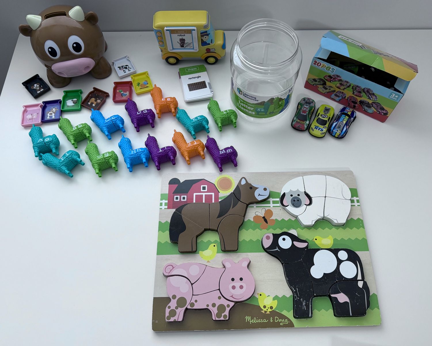 Toddler/preschooler toys and puzzle lot