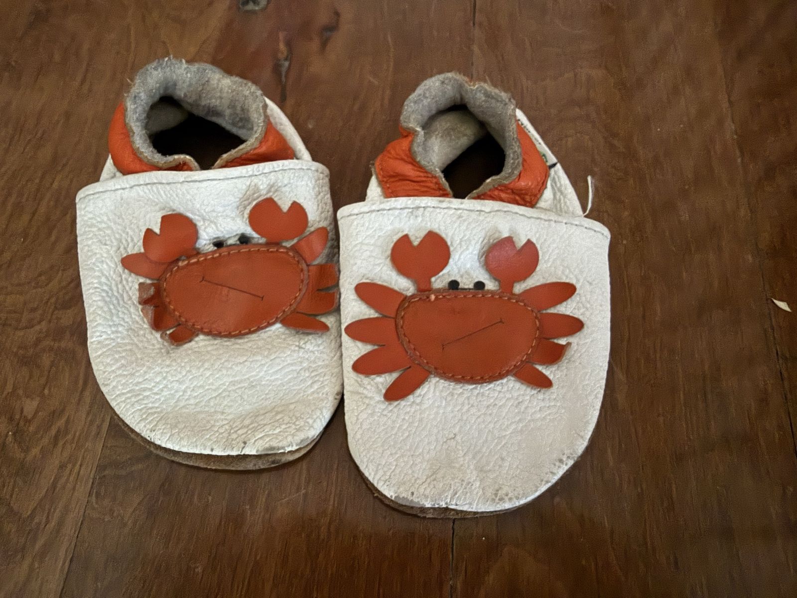 Augusta baby leather crab slip on shoes 12-18 months