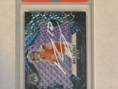 2024 Mosaic Bo Nix Genesis On Card Auto PSA