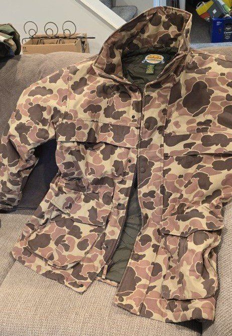 Cabelas Camo Hunting Jacket- mens