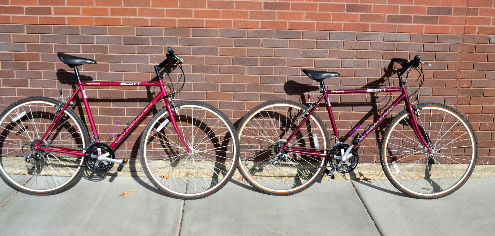 SCOTT Road bikes  10 speed.  Two bikes, but different sizes