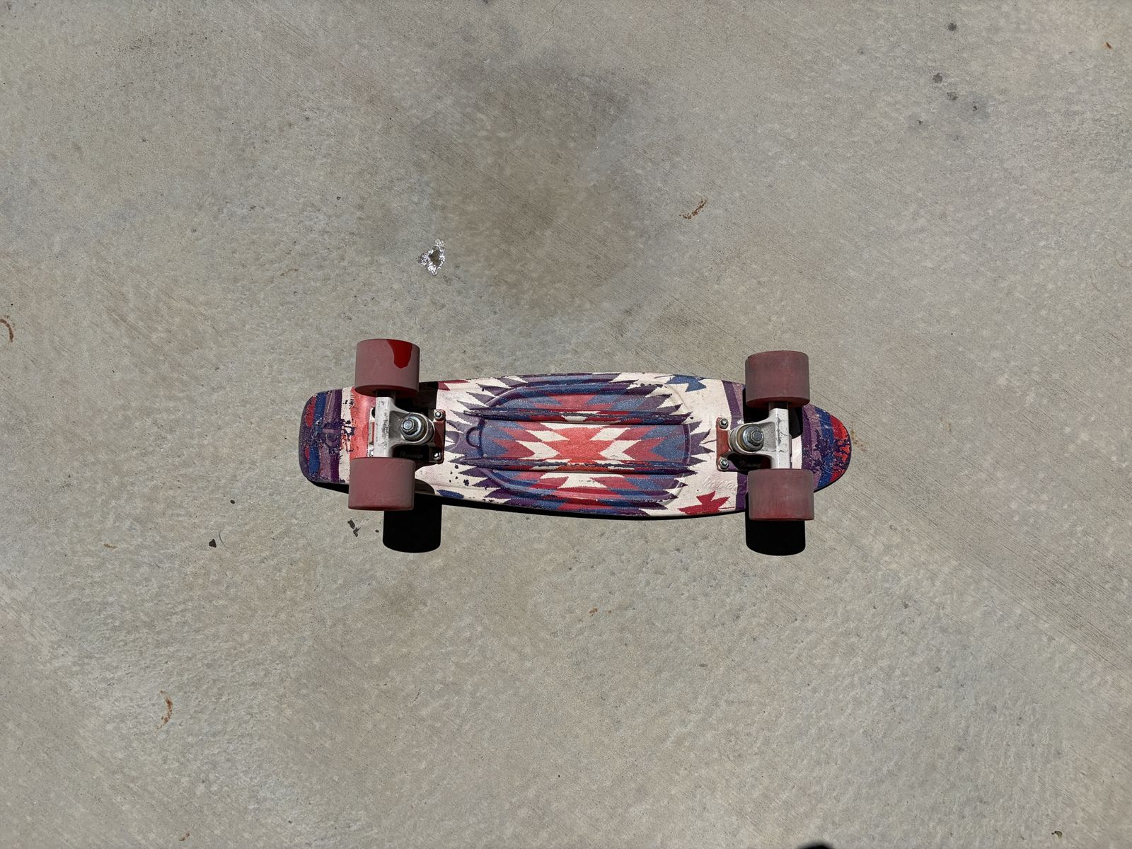 Penny Board Skateboard Purple Southwestern Design 22" Cruiser Skateboard