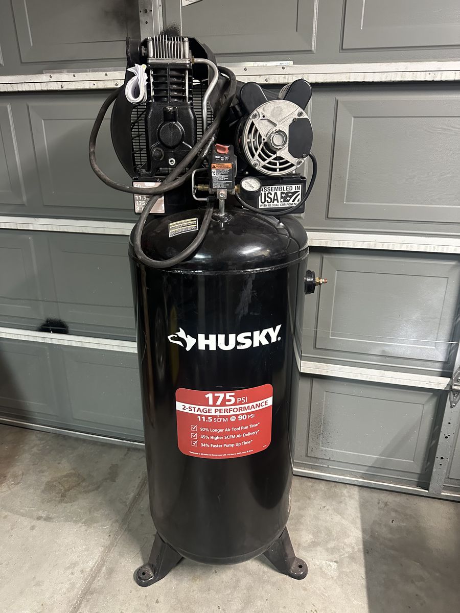 Husky 60 Gallon air compressor